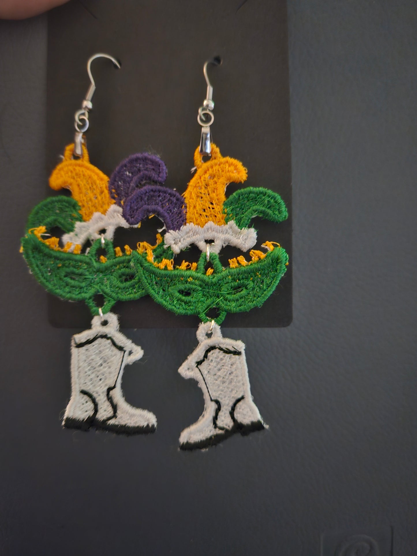 Mardi Gras Earrings