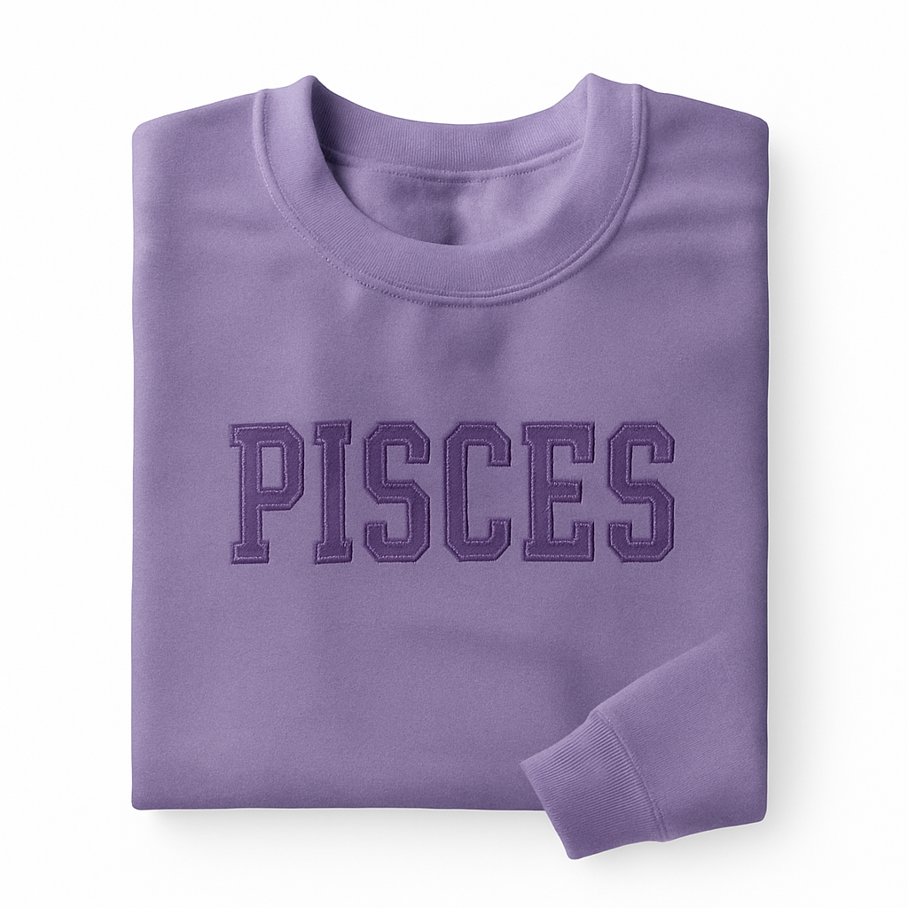 Tone on Tone Zodiac Sweatshirt